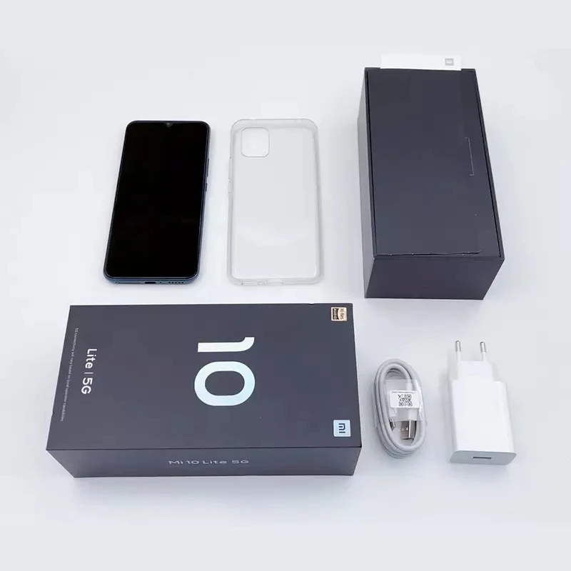 Глобальная версия Xiaomi Mi 10 Lite 5G мобильный телефон 6 Гб 64 Snapdragon 76 AI распознавания лиц
