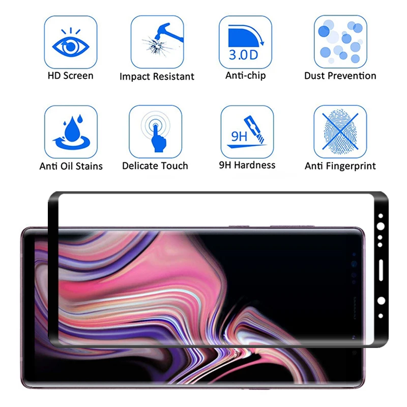 Закаленное стекло для Samsung Note 10 Pro 8 9 Galaxy Gs Note9 Plus | Мобильные телефоны и аксессуары
