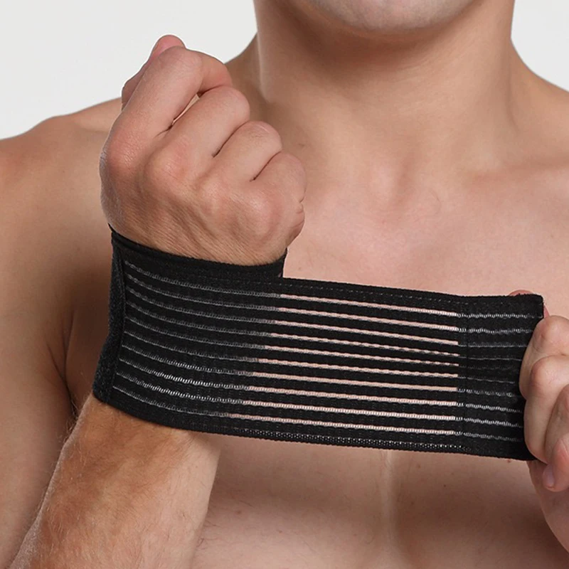 

1PCS polyester Elastic Bandage Hand Sport Wristband Gym Support Wrist Brace Wrap