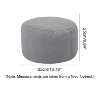 only cover small round beanbag sofas cover waterproof gaming bed chair seat bean bag solid color lounger chair sofa