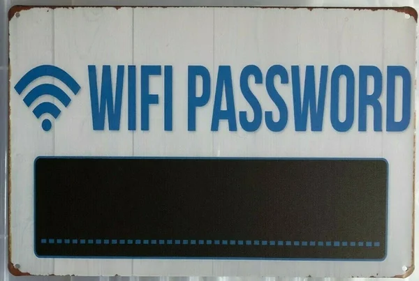 

Wifi Password Vintage Rustic Retro Mancave Metal Tin Sign Plaque Garage Bar Pub