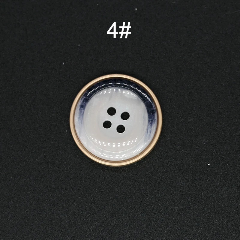 Декоративные золотые пуговицы для пальто с 4 отверстиями винтажные цветочной