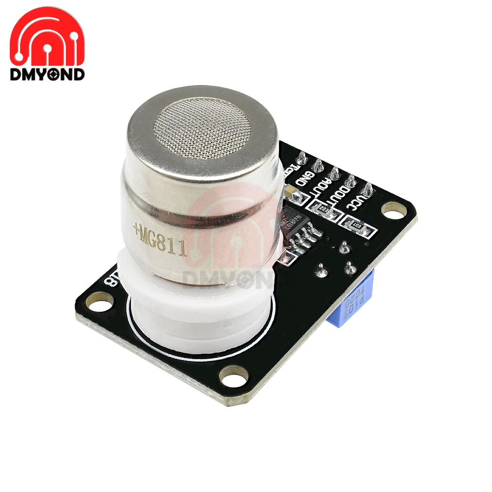 Модуль датчика углекислого газа MG811 датчик CO2 модуль постоянного тока 6 в LM393 зонд