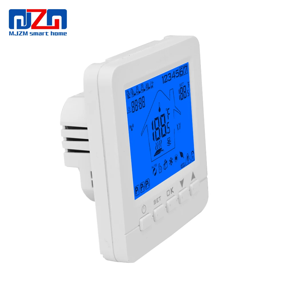 Еженедельный программируемый термостат для полов с подогревом Цифровой