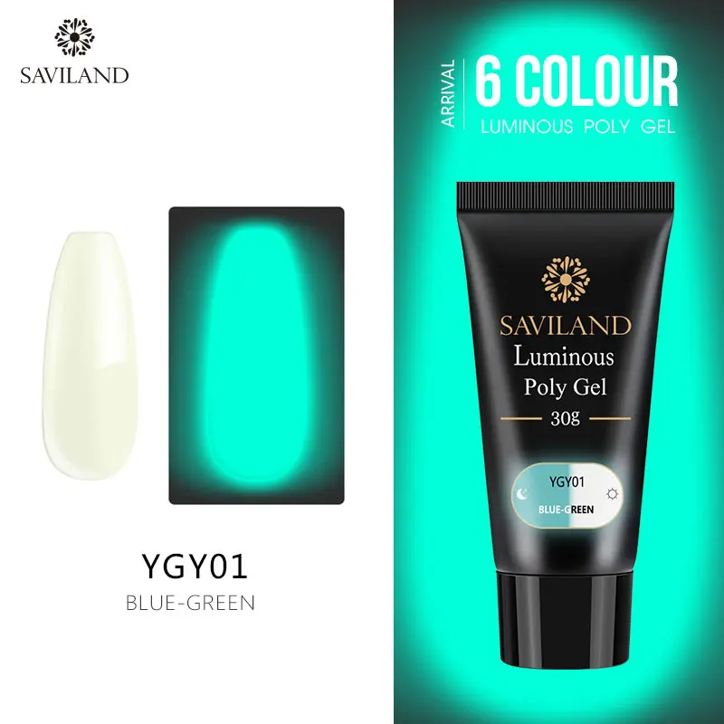SAVILAND 30g Color Changing Poly Gel Acryl Gel UV Builder Gel Clear Pink Varnish Soft No Burnning Cover Natural Gel Polish - Цвет: YGY01