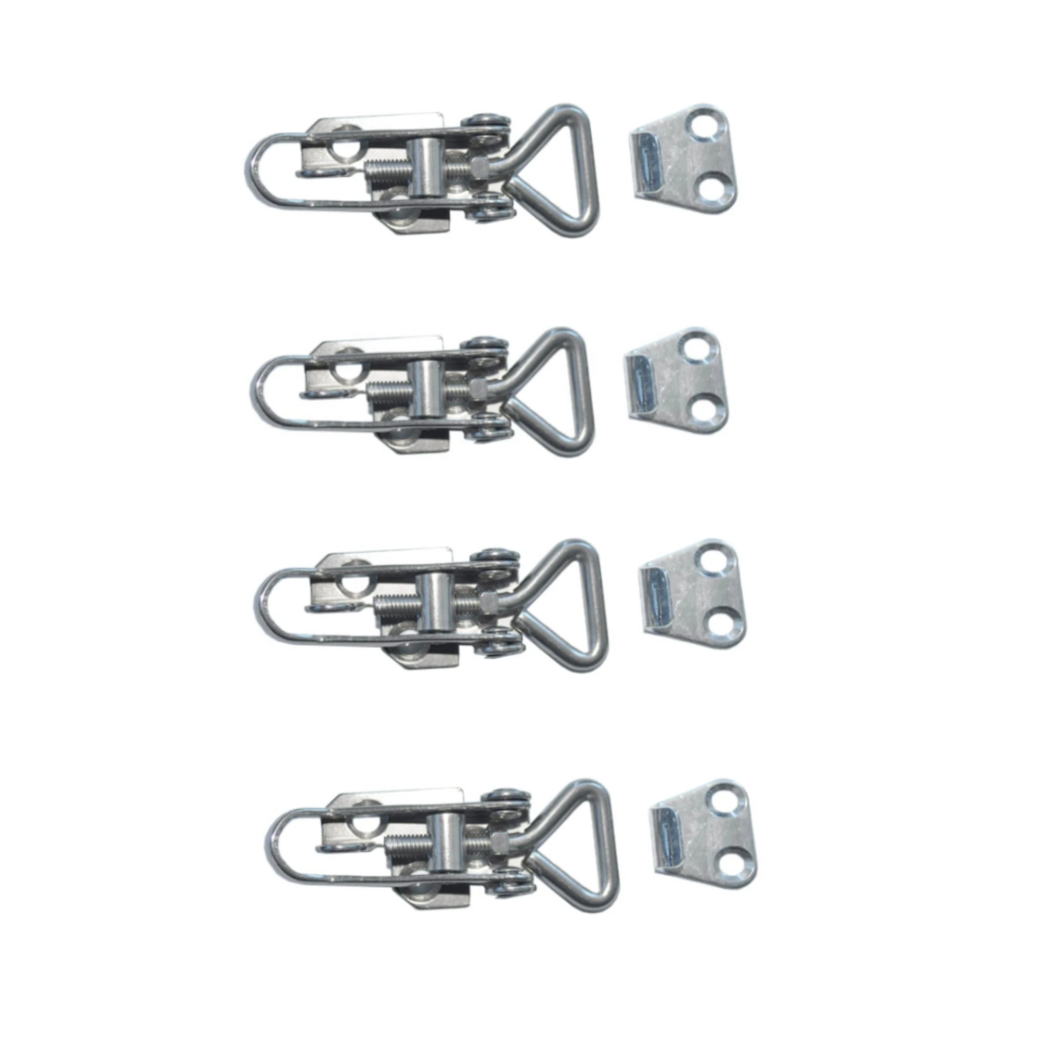 

4pcs Boat Locker Hatch Anti-Rattle Latch Fastener Clamp Marine Stainless Steel