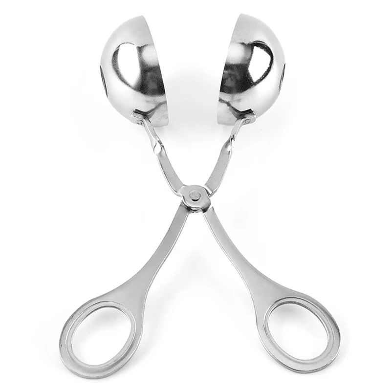 

1Pc Stainless Steel MeatBall Clip Meat Ball Maker DIY Fish Rice Ice Cream Roundball Mold Kitchen Accessories Cooking Tool #MB01