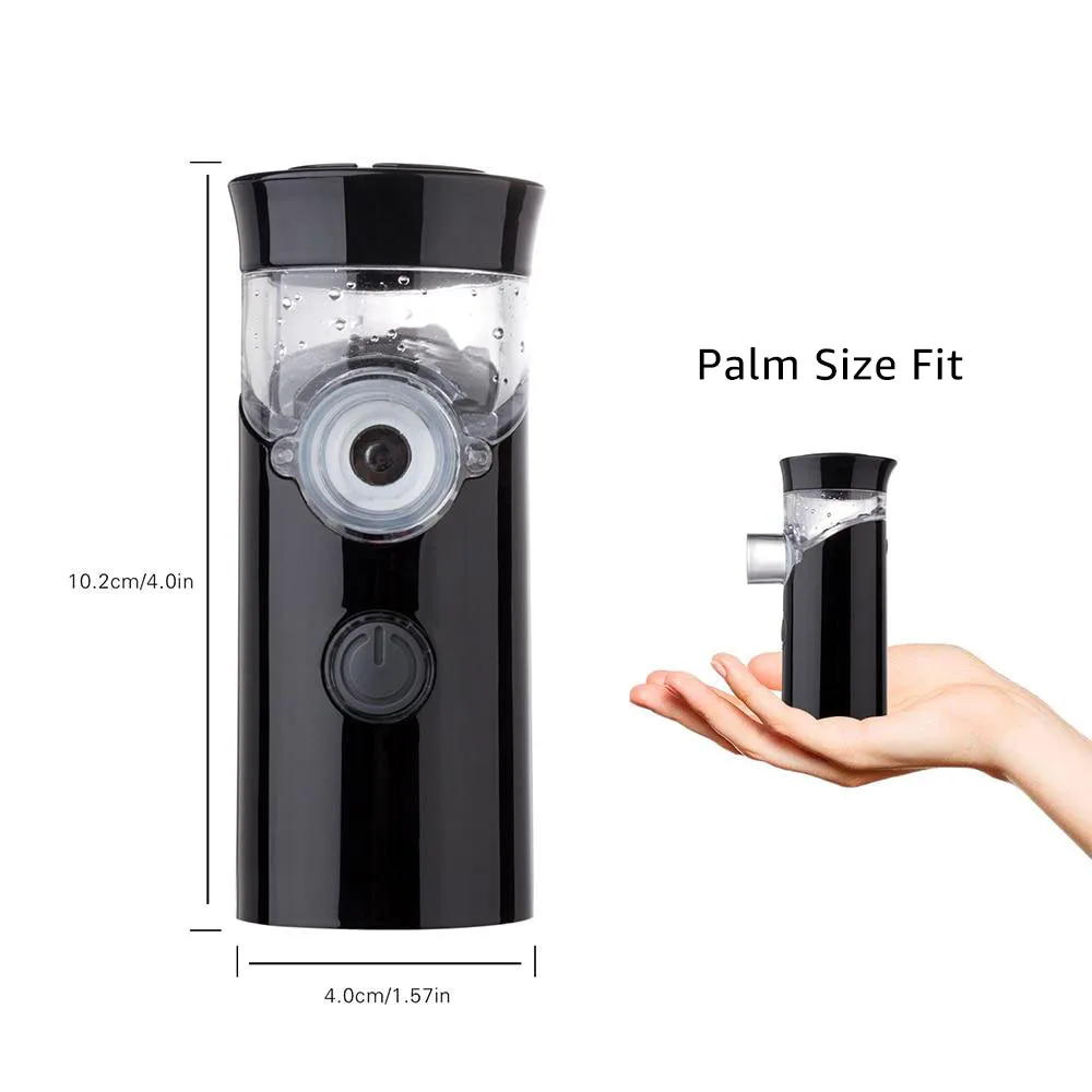 

Portable Silent Handheld Ultrasonic Nebulizer Mute Asthma Inhaler Atomizer Mini Cool Mist Atomization Moisturizer Steaming Tool