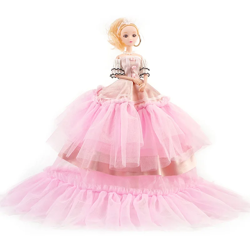 Кукла 50 см креативная зимняя свадебная принцесса подарочный набор игрушка для