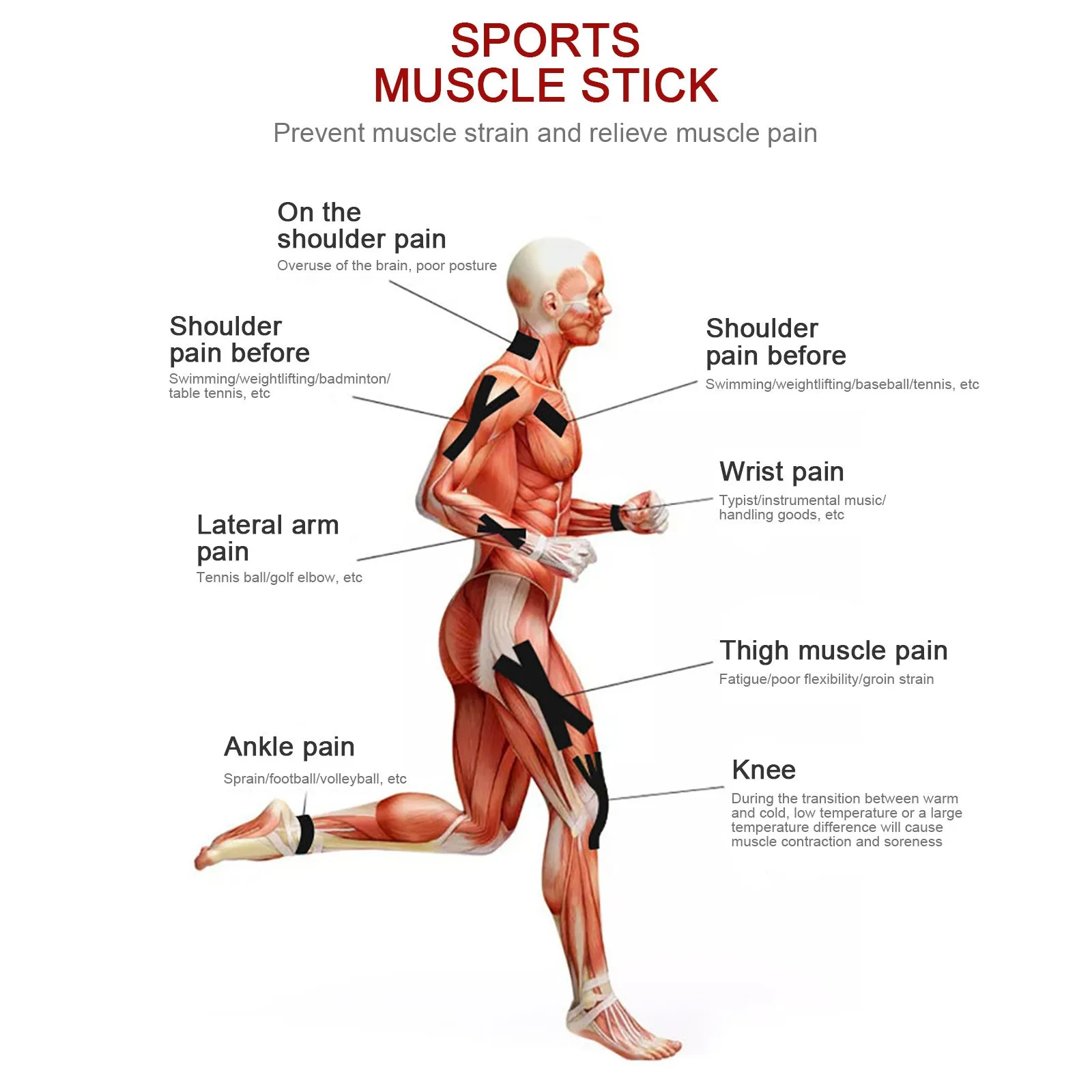 Водонепроницаемая хлопковая Спортивная эластичная лента 5 м | Спорт и