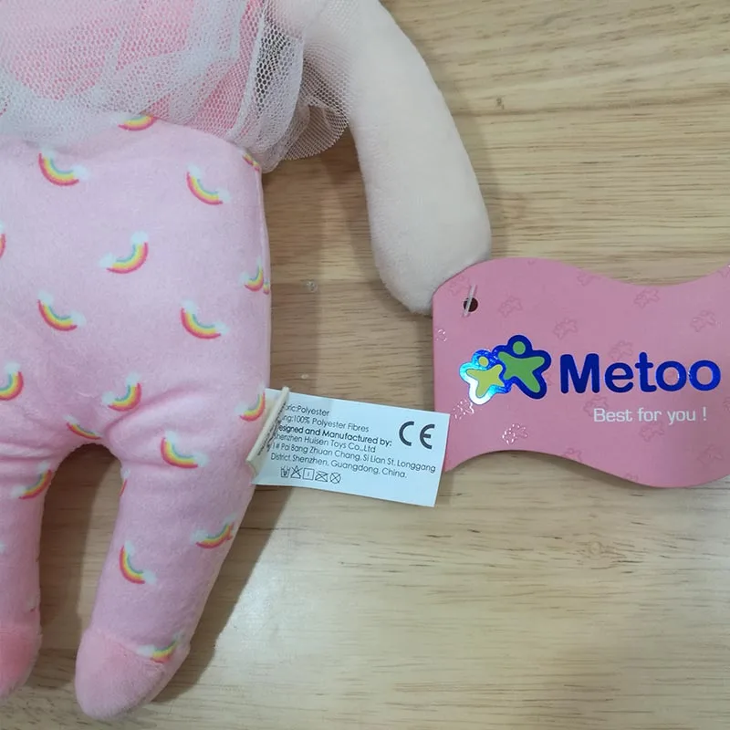 Новые Милые Metoo Ангела куклы детские мягкие плюшевые игрушки для детей Зайка