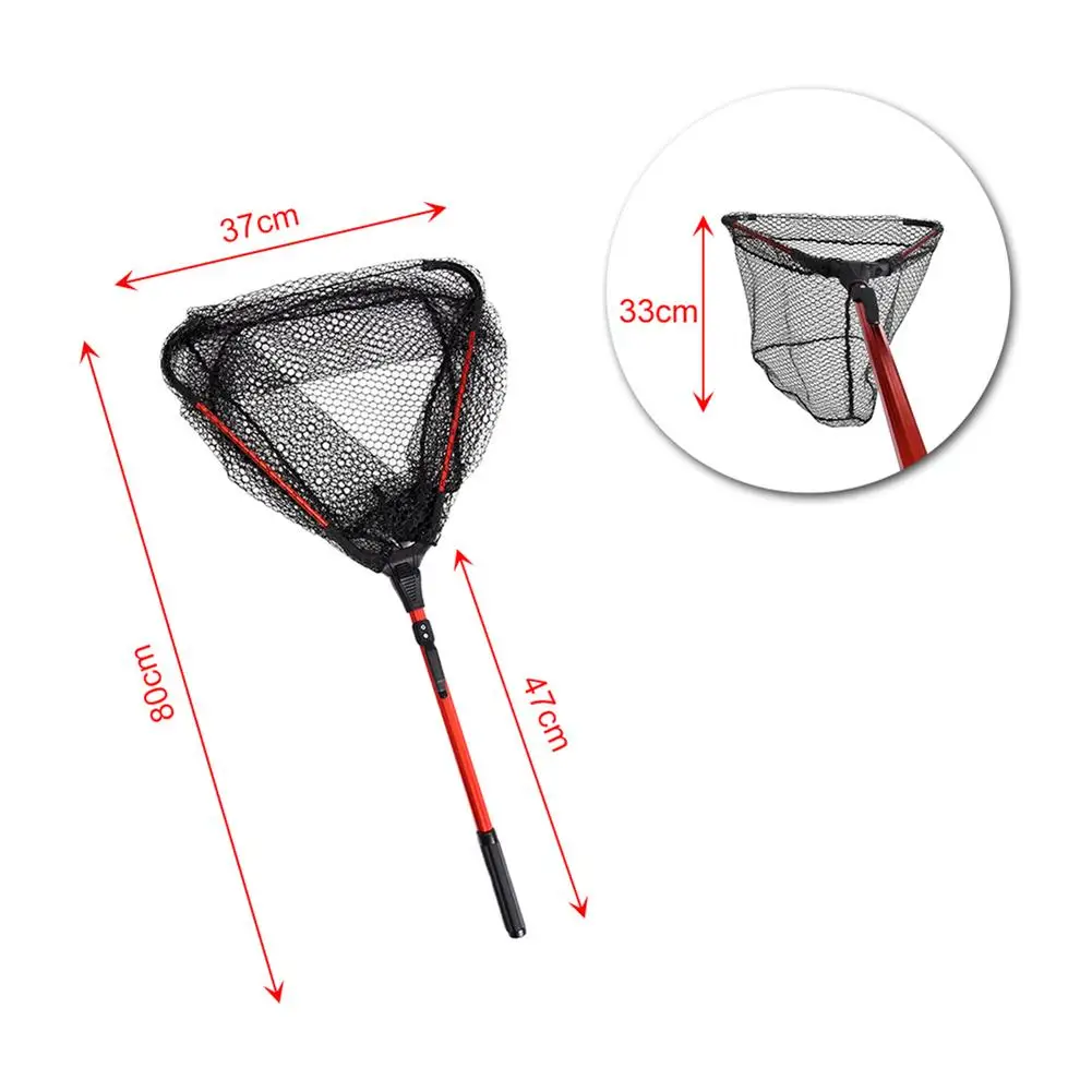 

Aluminum Alloy Foldable Portable Fishing Net With Telescopic Handle Fishing Supplies