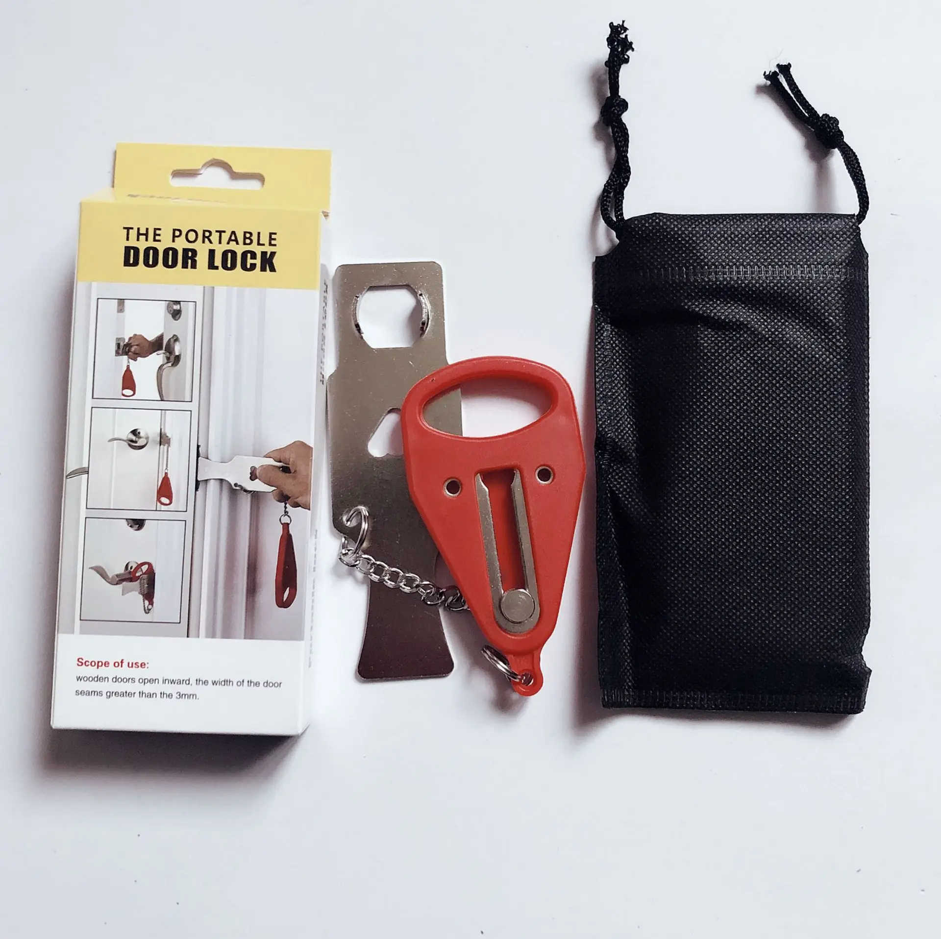 Переносной дверной замок из полипропилена замена для Addalock совместим с дорожным