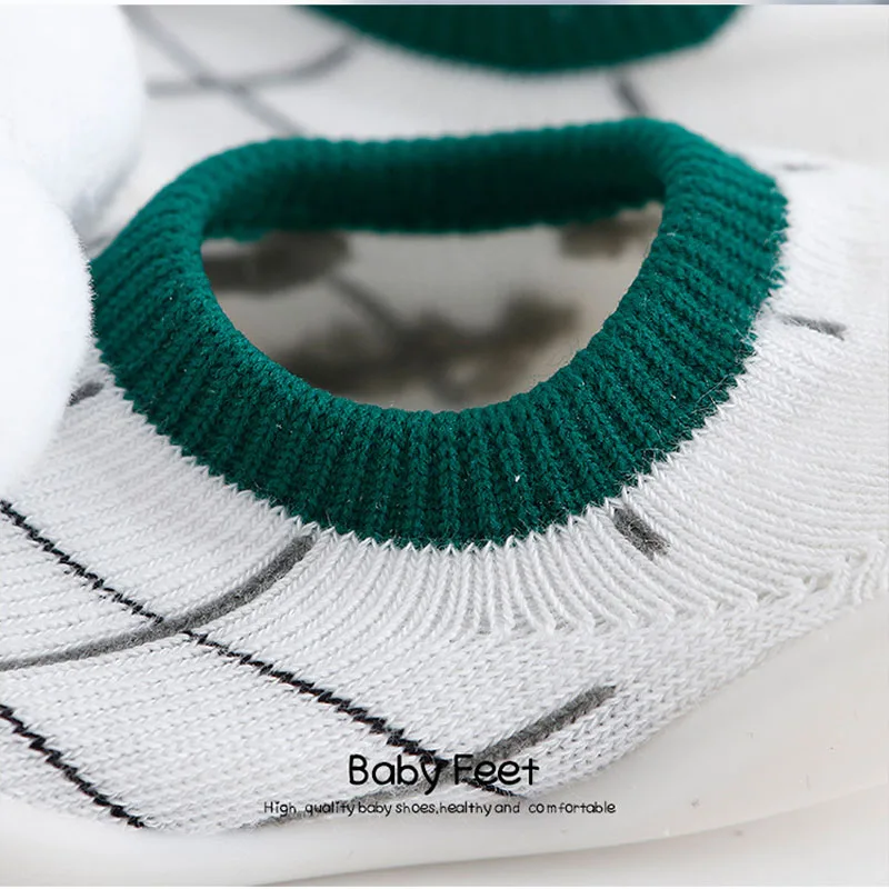 Детские носки с резиновой подошвой Нескользящие хлопковые мультяшными куклами и