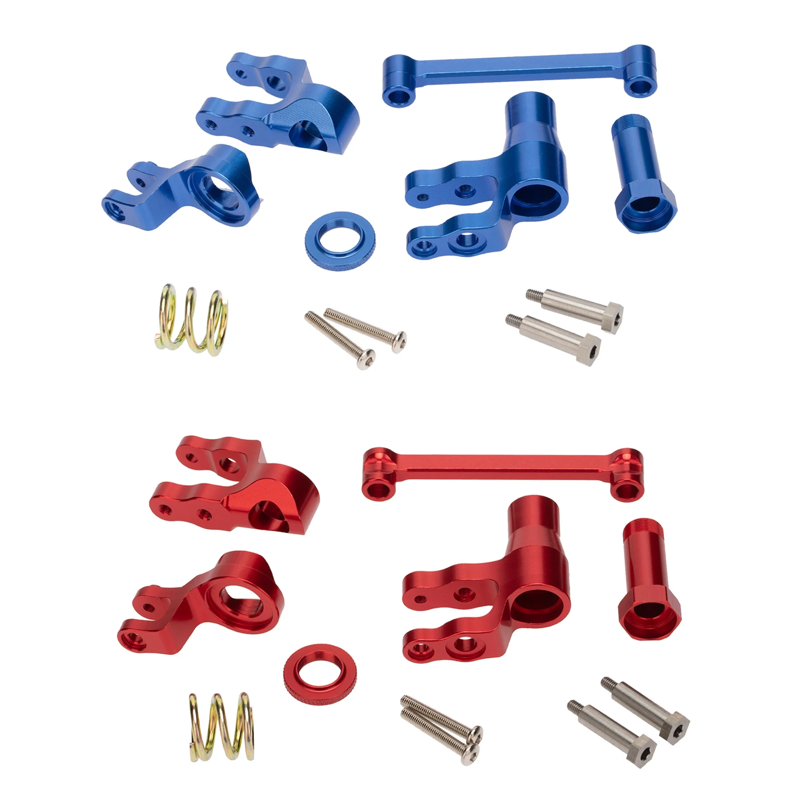 

1/10 пульт дистанционного управления модель автомобиля аксессуары, алюминиевый набор рулевого управления, RC грузовик запасные части для Maxx