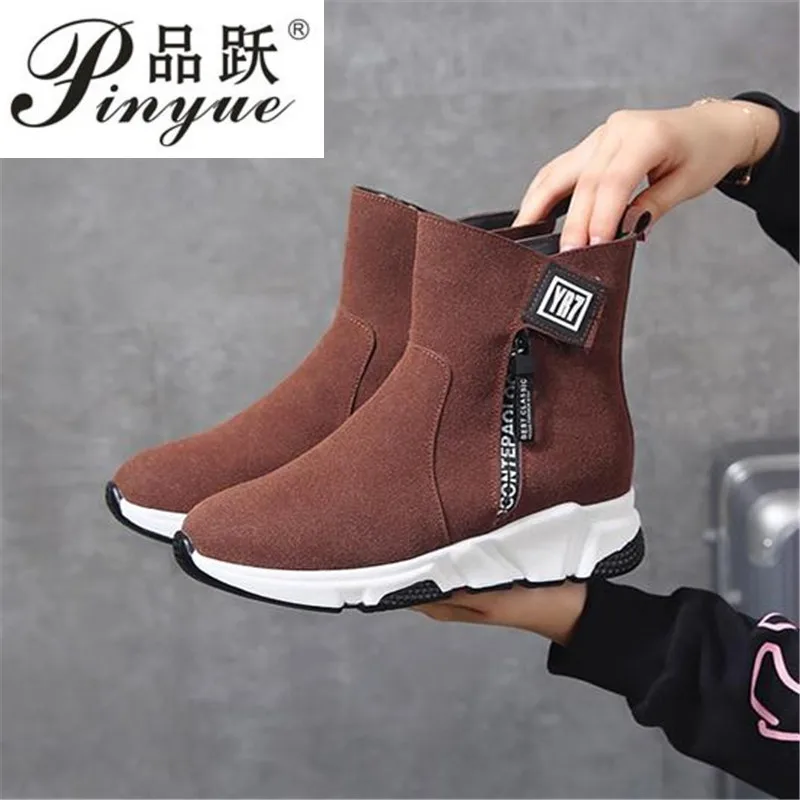 

Big size 34-42 Female New Women's Boots Winter Plus Velvet Cotton Shoes Thick Soled Warm Snow Women's Boots Women's Cotton Boots