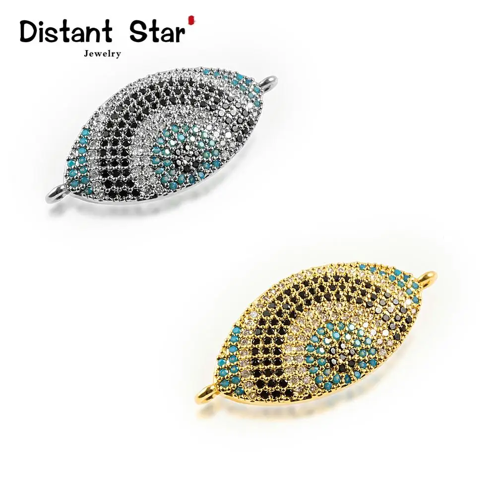 31*14 мм глаз Высокое качество Латунь кубического циркония Diy женский браслет