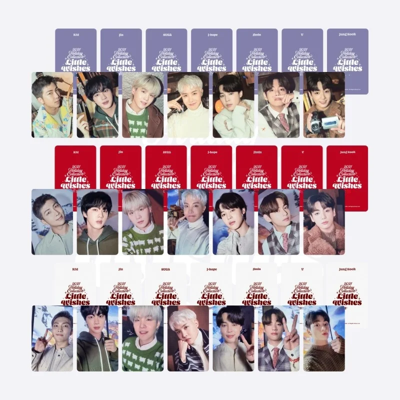 

KPOP Bangtan Boys маленькие пожелания маленькая карточка рандомная карточка Фотокарточка знаменитости LOMOcard K-POP JK V JIN RM Новая Корея группа спасибо к...