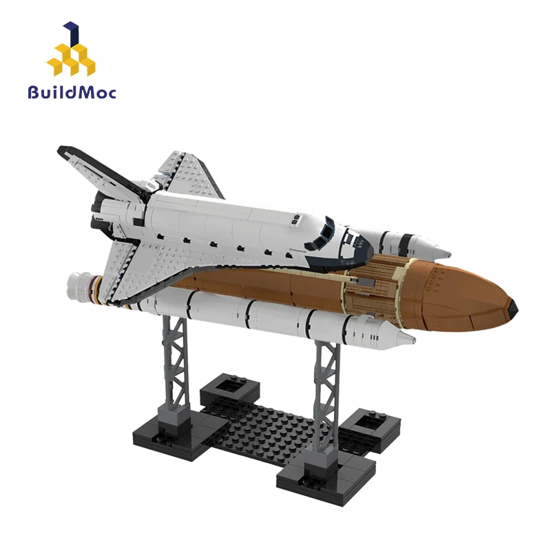 BuildMoc городской космический корабль 10231 экспедиция MOC строительные блоки кирпичи