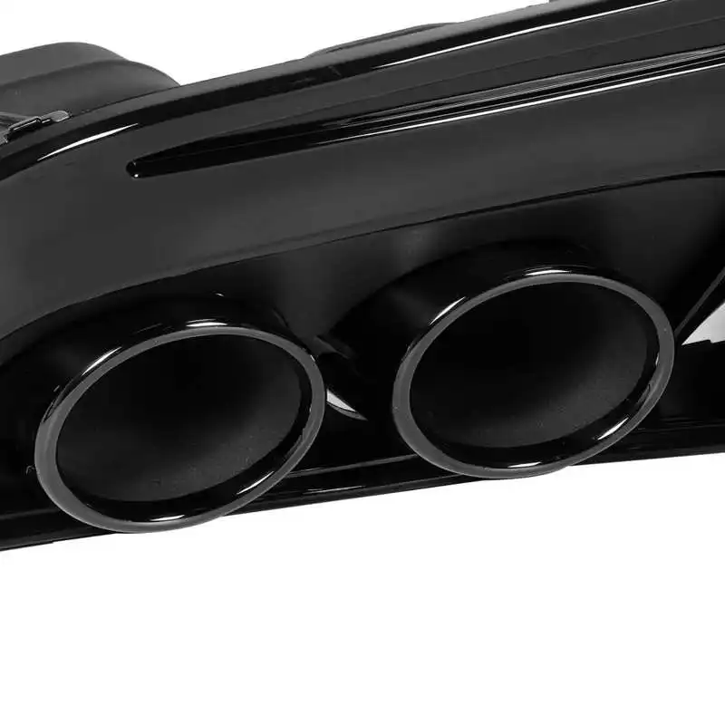 

Diffusor for C43 Look + Quad Expuff Tips Black Chrome Fit for Mercedes-Benz C-Class W205 S205 AMG line 2015 2016 2017-2020