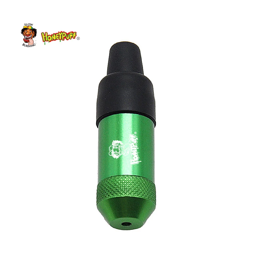 1 шт. алюминиевая металлическая курительная мини труба с резиновыми