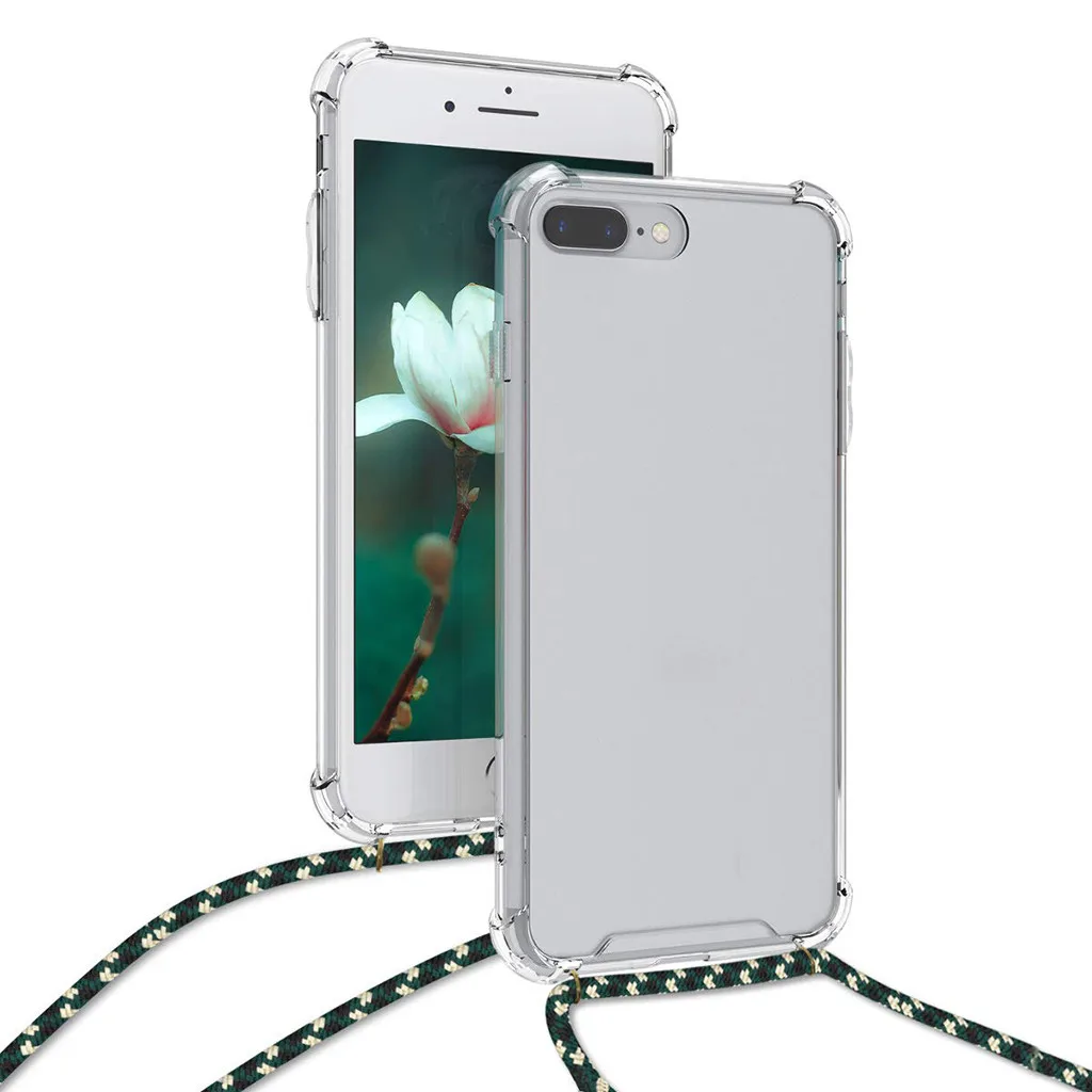 Binmer для iPhone 7/8 ремешок Модный чехол телефона на шею с выдвижной шнуровкой