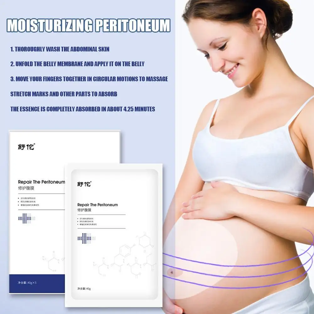 

1Pc Pregnant Woman Belly Mask Remover Stretch Marks Moisturizing Nourishing Repair Firming Maternity Body Skin Beauty Care Masks