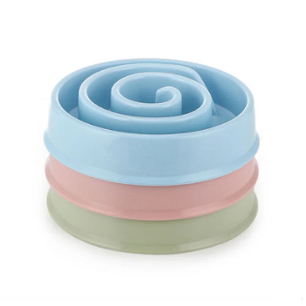 Миска для медленного кормления и профилактики задыхания у собак в ярких цветах с антиползучим покрытием.