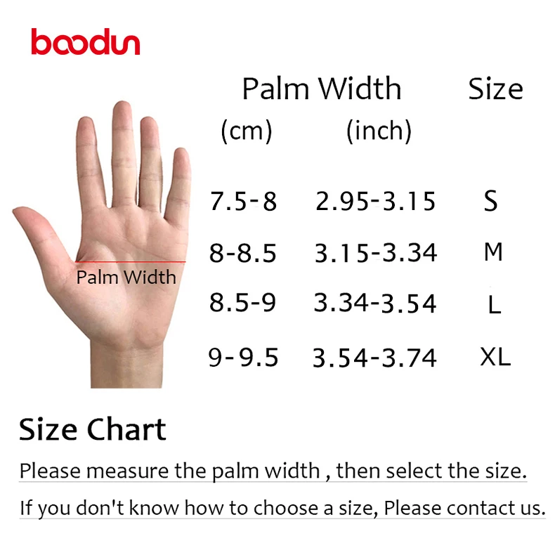 

Boodun Summer Bike Gloves Men Breathable Cycling Gloves Half Finger Shock Absorption Non-slip Bicycle Gloves Guantes Ciclismo