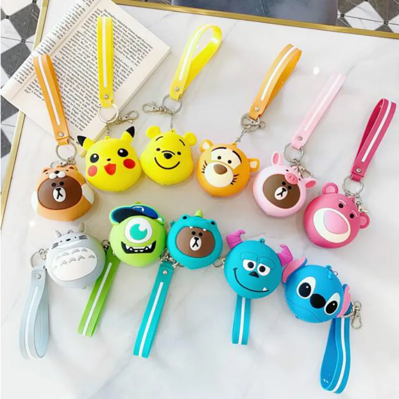 Мини чехол для наушников портативный мягкий силиконовый органайзер