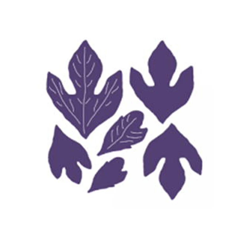 CH 2020 Новое поступление листья 3 металлические Вырубные штампы 3D сделай сам