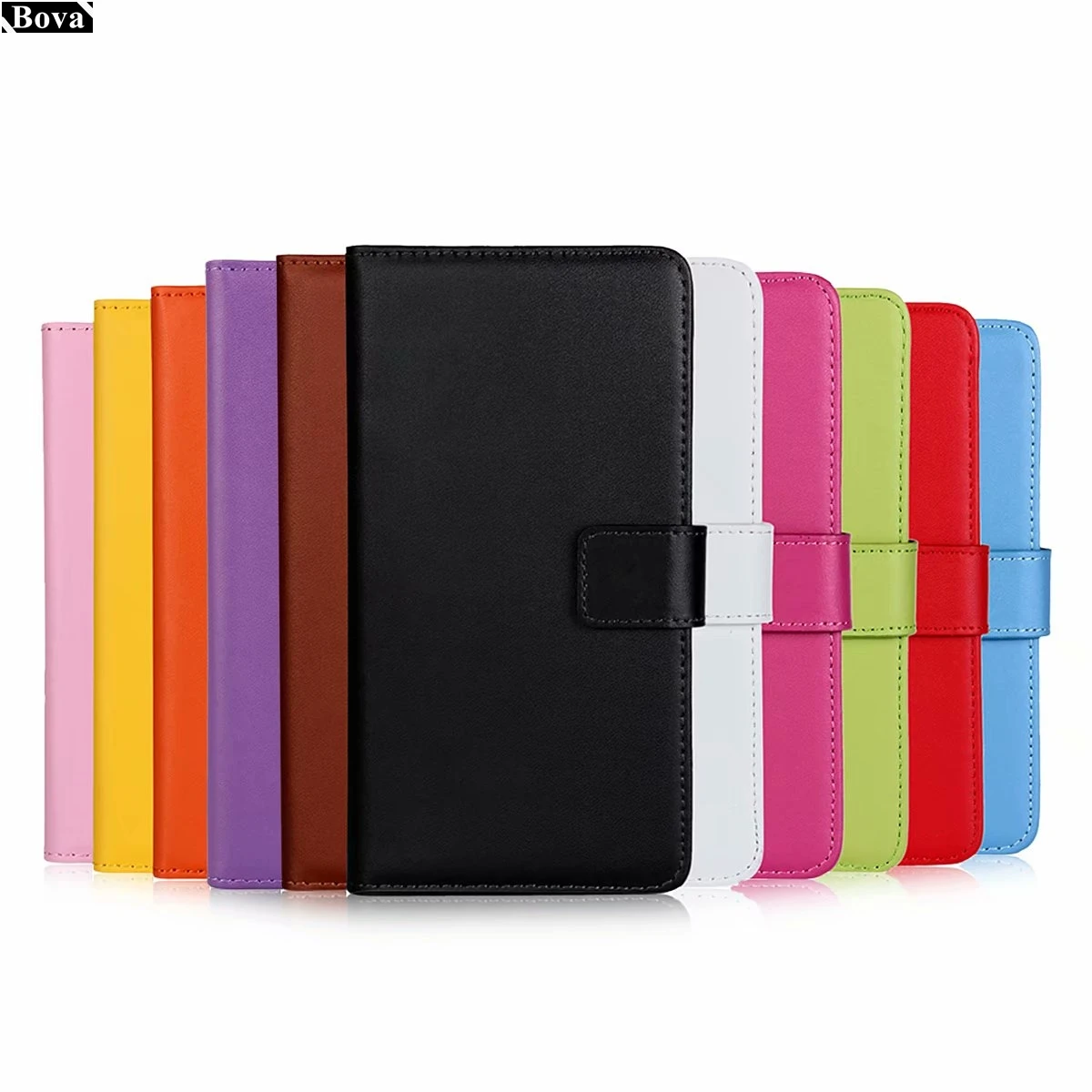 Футляр для телефона с карманом для карт Sony Xperia XZ2 Premium 5,8" и XZ2 Compact 5,0" из кожи с крышкой-обложкой и держателем GG.