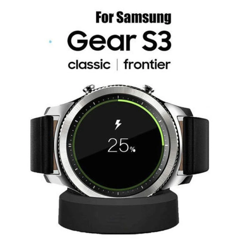 Беспроводная зарядная док-станция зарядное устройство для Samsung Gear S3 Смарт-часы |