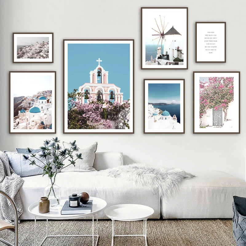 

Canvas Printings Landscape Unframed Europe Travel Decor Wall Paintings Tropical Wall Art Minimalist Posters Travel Decor