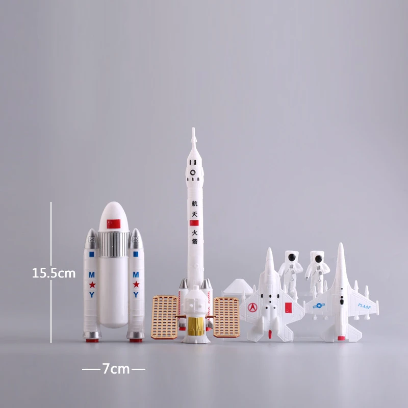 Пластиковая модель космического корабля астронавт спутник ракета игрушка