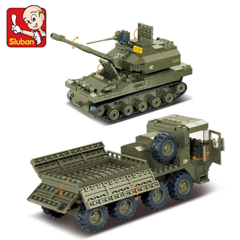 

Military Tank WW2 Army Troops Airplane Helicopter Building Blocks Sets Brinquedos Bricks Figures Playmobil Educational Kids Toys