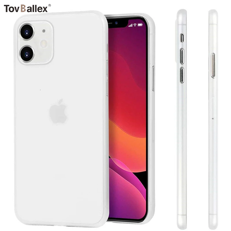 50 шт. чехол для телефона Apple iPhone 11 Pro Max XS XR X 8 7 6 6S Plus SE 5 5S минимальный дизайн матовое покрытие Тонкий чехол