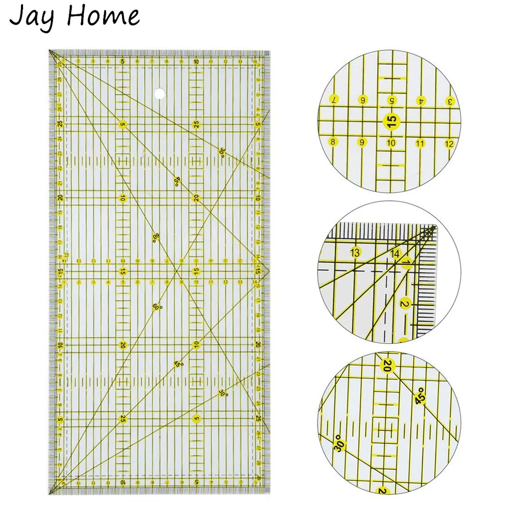 15*30 см линейка для квилтинга акриловая квилтеров легкой точной резки Ткани