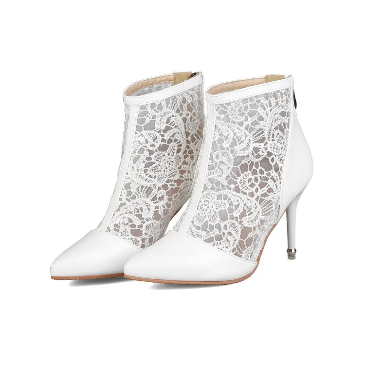 Сандалии женские на высоком каблуке босоножки прозрачные обувь лето большие