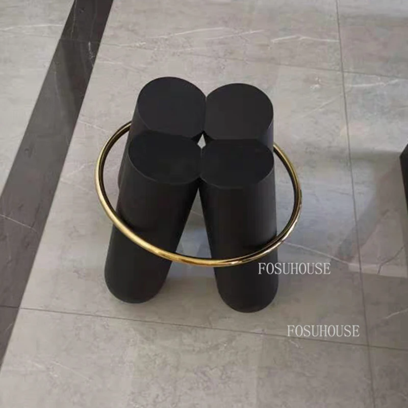 Скандинавский дизайнерский выставочный зал из массива дерева стул для ног