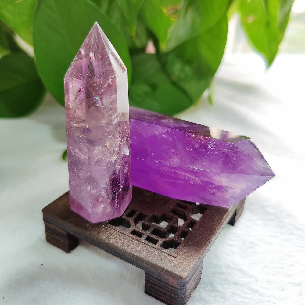 1 кг натуральный аметист точка палочка Towerpoint Джерси КРИСТАЛЛ ТОЧКА квартиры на