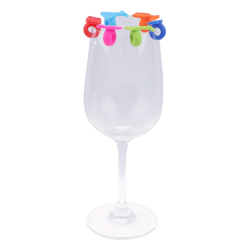 8 шт. силиконовые маркеры для вина | Дом и сад