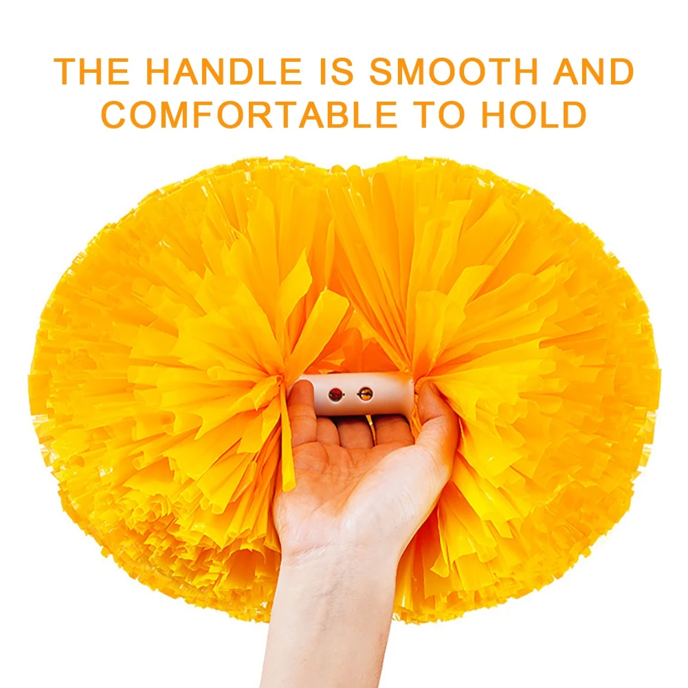 20CM Cheer Dance Sport Competition Cheerleading Pom Poms Flower Ball For for Football Basketball Match Pompon 1PC - купить по
