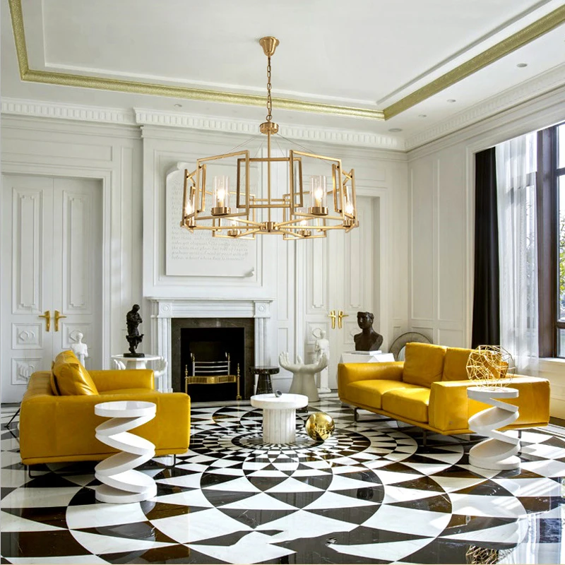 Подвесные светильники фонарики современный роскошный Железный Золотистый декор