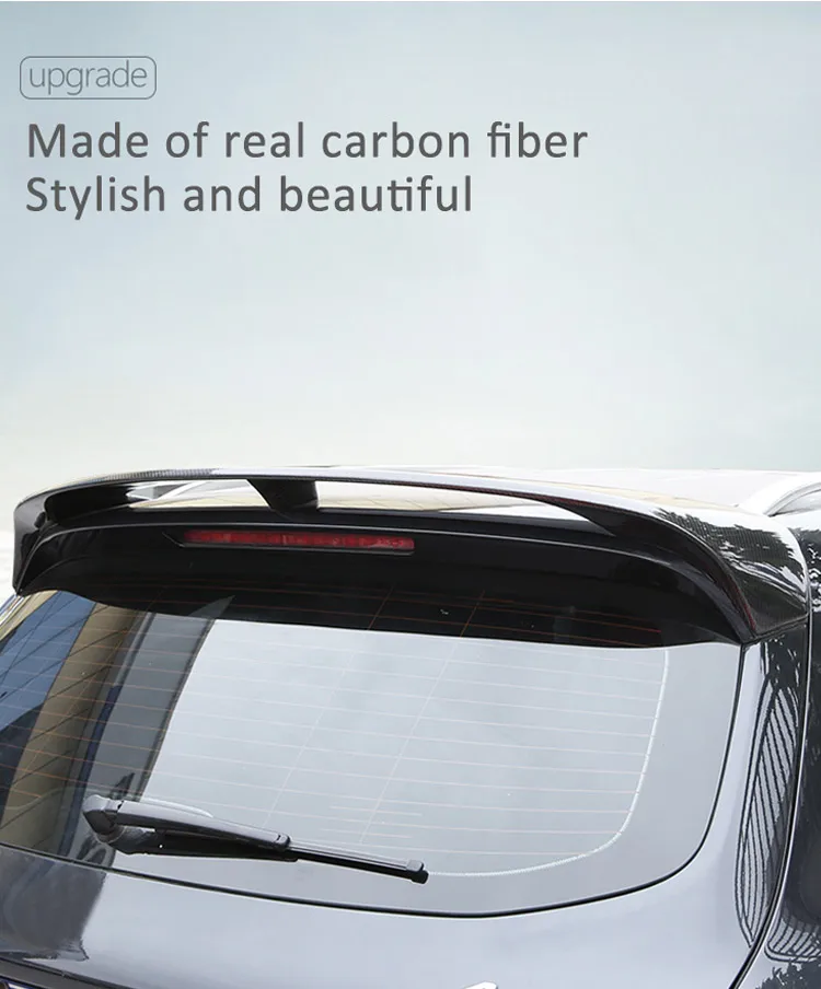 Спойлер для Mercedes Benz GLC class GLC300 GLC250 дюймов GLC43 GLC260 спойлер Hohe Carbon faser Auto Hinten Brabus