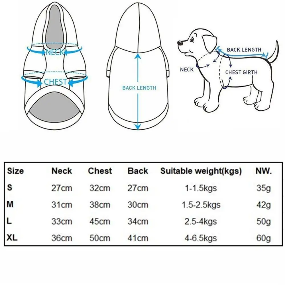 Плащ с капюшоном для домашних животных водонепроницаемая куртка из ПУ щенков