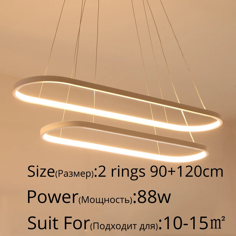 

Прямоугольные LED подвесные лампы QIYIMEI