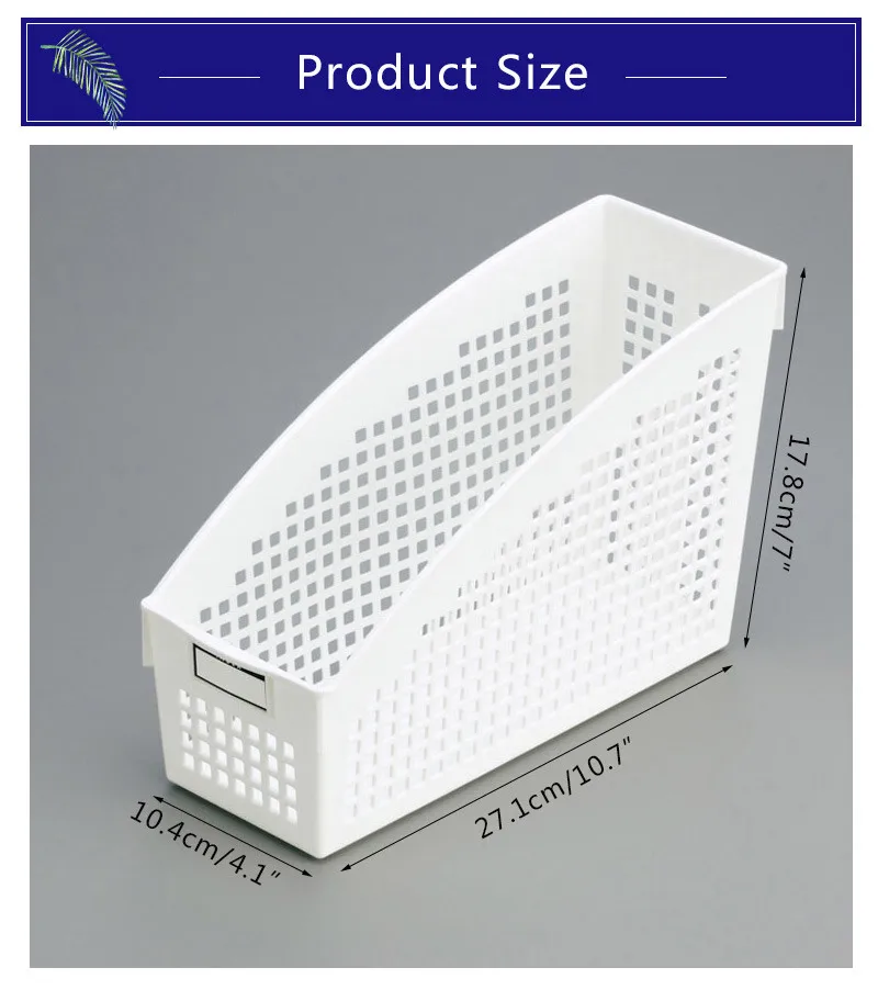 

Stationery Organizer Magazine Holder Racks Plastic Storage Baskets Bathroom Cosmetic Make ups Jewelry Sundries Storage Basket