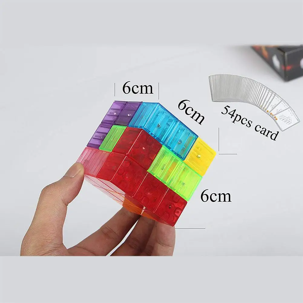 Магнитные строительные блоки MeterMall волшебный Магнитный куб 7 шт. магнитных блоков