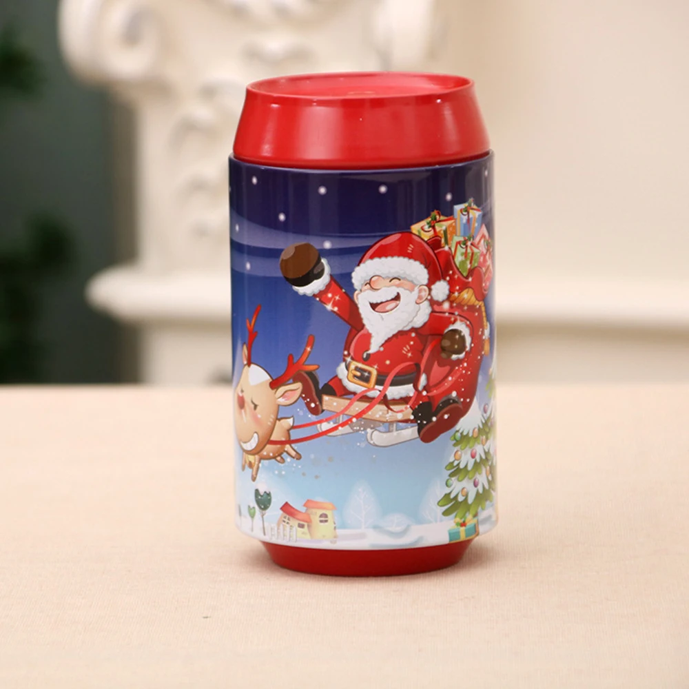 Рождественские подарки Детская копилка банка для хранения железные банки конфет